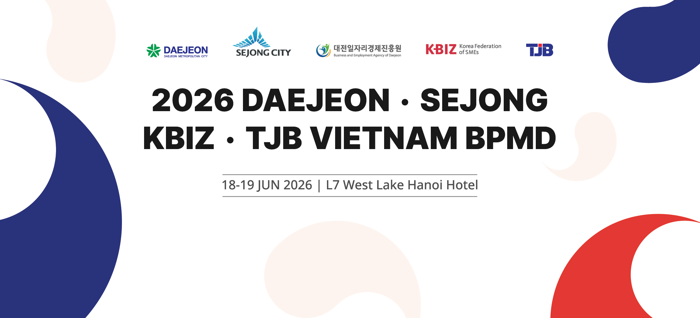 2026 DAEJEON · SEJONG · KBIZ · TJB VIETNAM BPMD